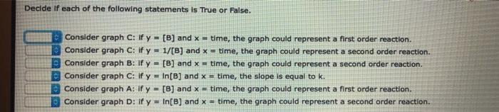 Solved Decide if each of the following statements is True or | Chegg.com