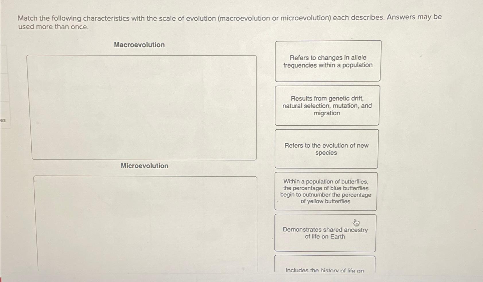 Solved Match the following characteristics with the scale of | Chegg.com