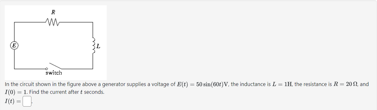 Solved In the circuit shown in the figure above a generator | Chegg.com