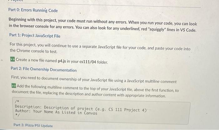 Solved Beginning with this project, your code must run | Chegg.com