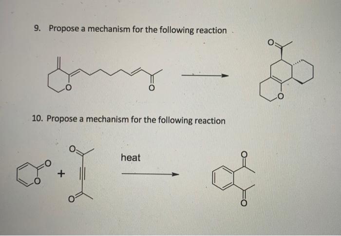 Solved 9. Propose a mechanism for the following reaction ~ | Chegg.com