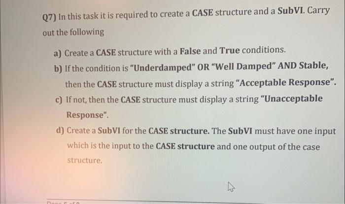 Solved Q7) In this task it is required to create a CASE | Chegg.com