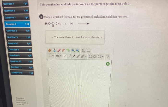 Solved Question 1 1 pt This question has multiple parts. | Chegg.com