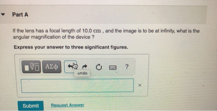 Simple Magnifier Questions Solved A simple magnifier for viewing postage stamps and | Chegg.com