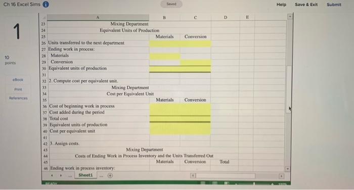 Solved Process Costing using the Weighted Average Method 1. | Chegg.com