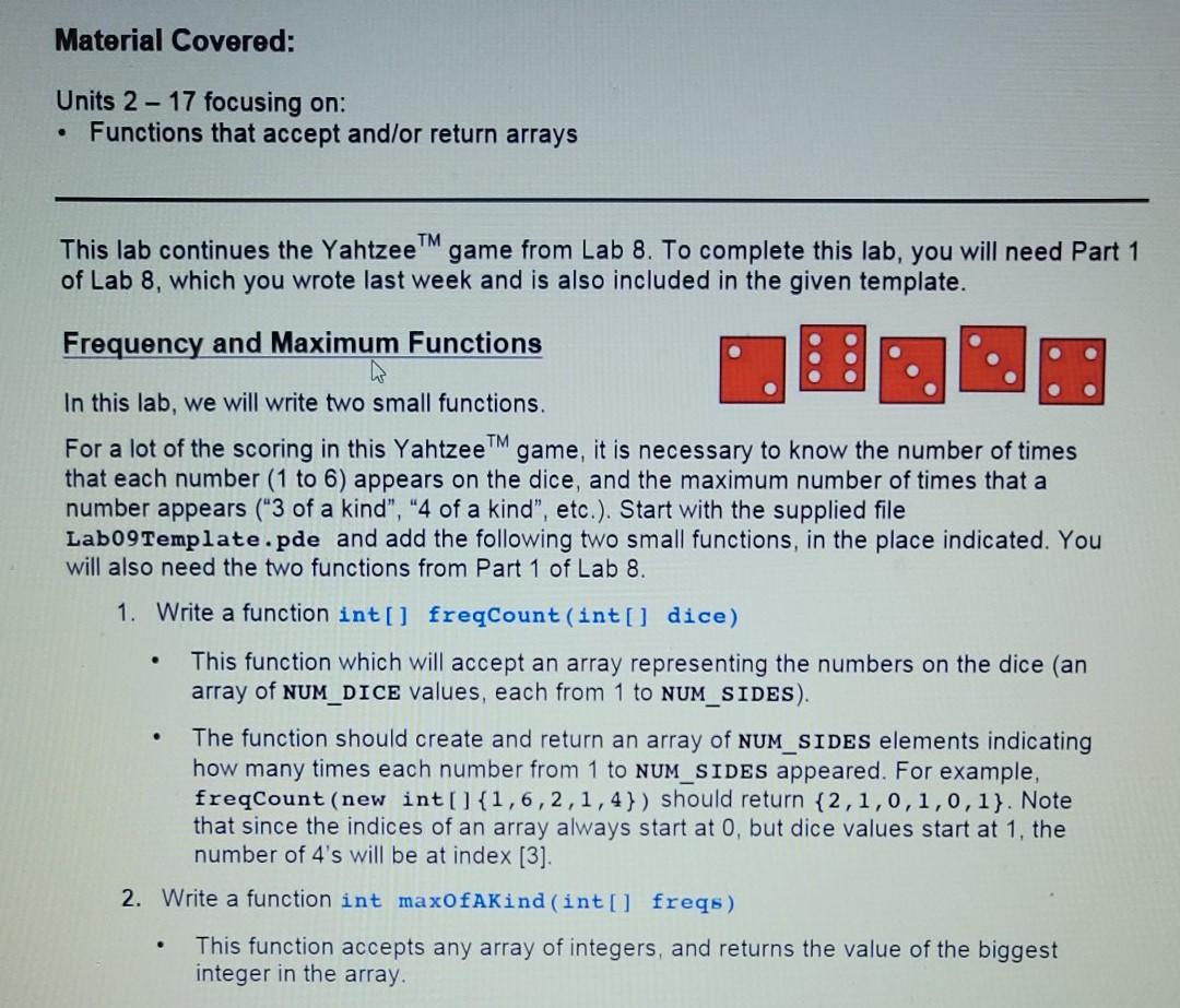 Solved Help with programming using processing program, I | Chegg.com