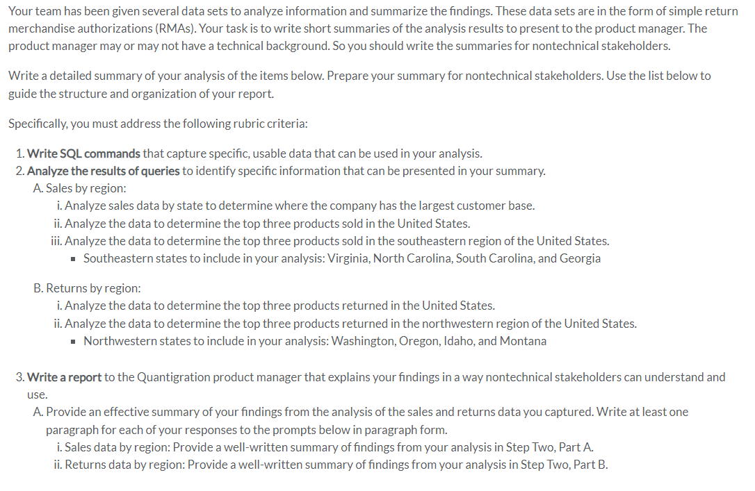 Solved Review the scenario for this activity in the | Chegg.com