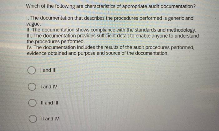 Which Of The Following Are Characteristics Of Good Experimental Design