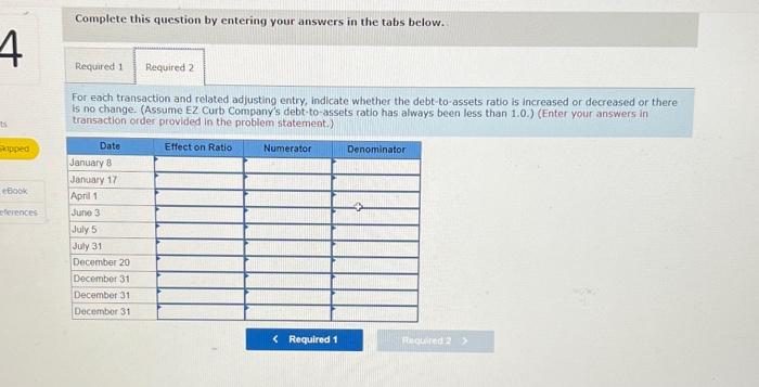 Solved CP10-1 (Algo) Determining Financial Effects of | Chegg.com