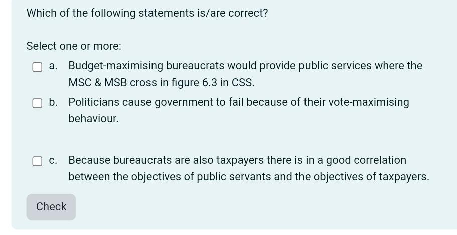 Solved Which Of The Following Statements Is/are Correct? | Chegg.com