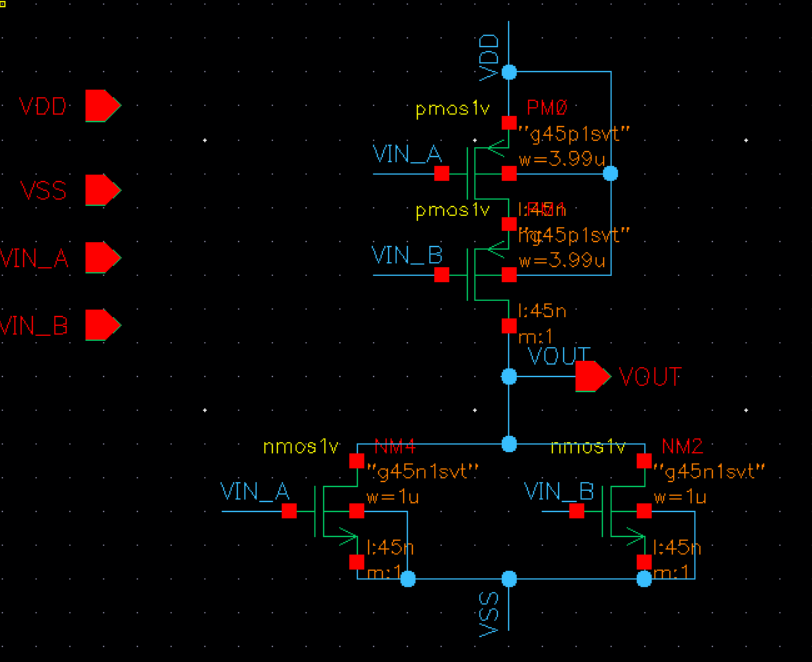 Find NOR stick diagram | Chegg.com