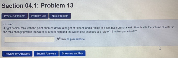 Solved Section 04.1: Problem 3 Previous Problem Problem List | Chegg.com