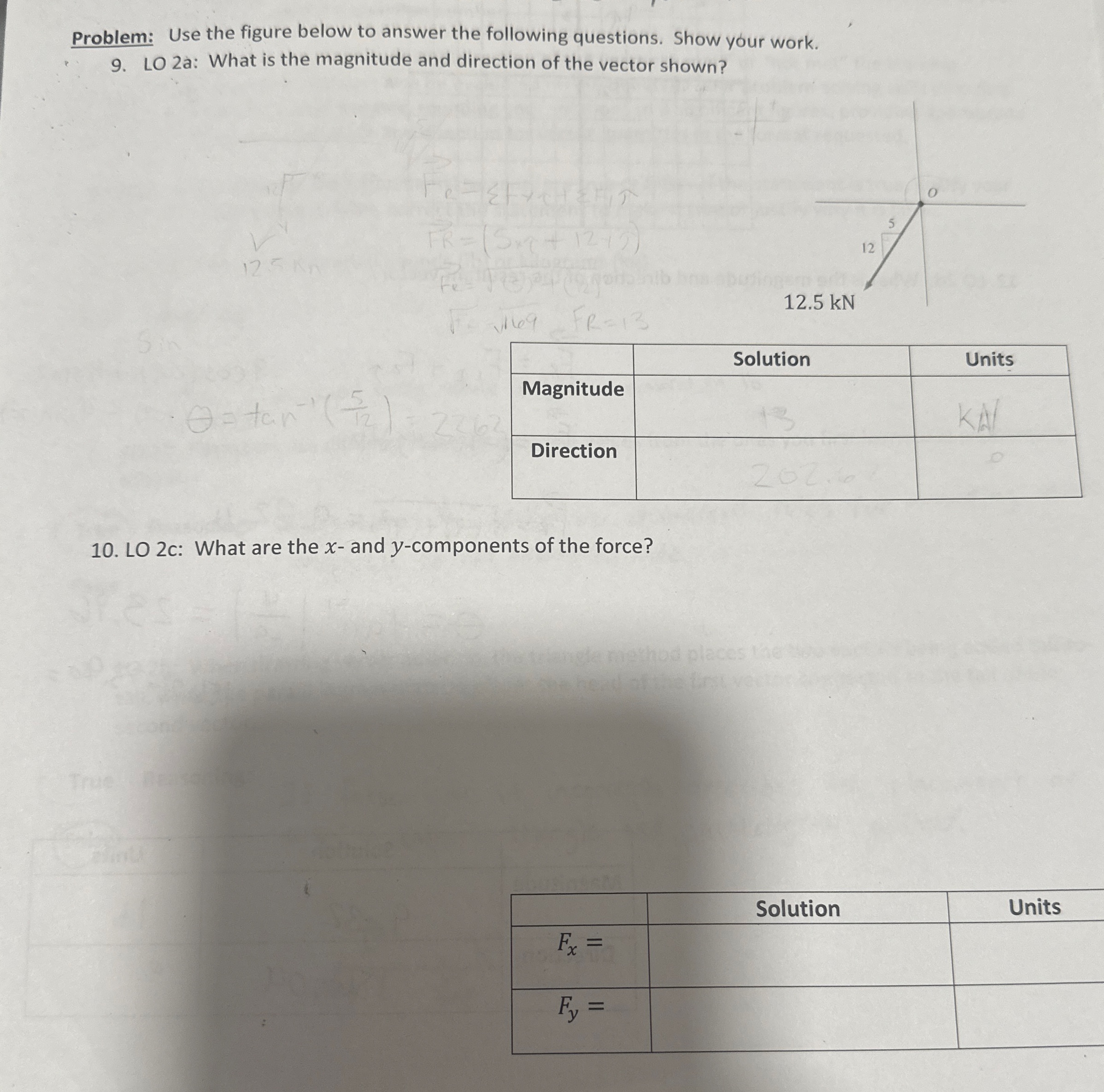 Solved Problem: Use the figure below to answer the following | Chegg.com