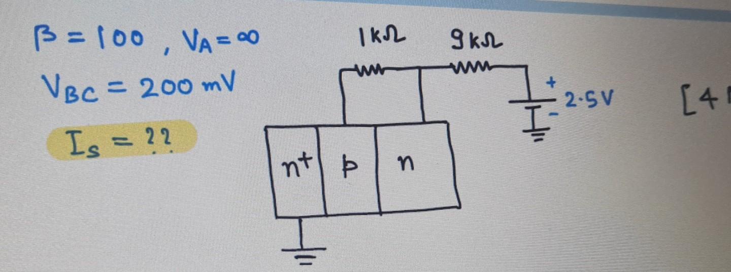 Solved Ik2 Ss 100 Va Vbc 0 Mv 9 Kr W Www 2 Chegg Com