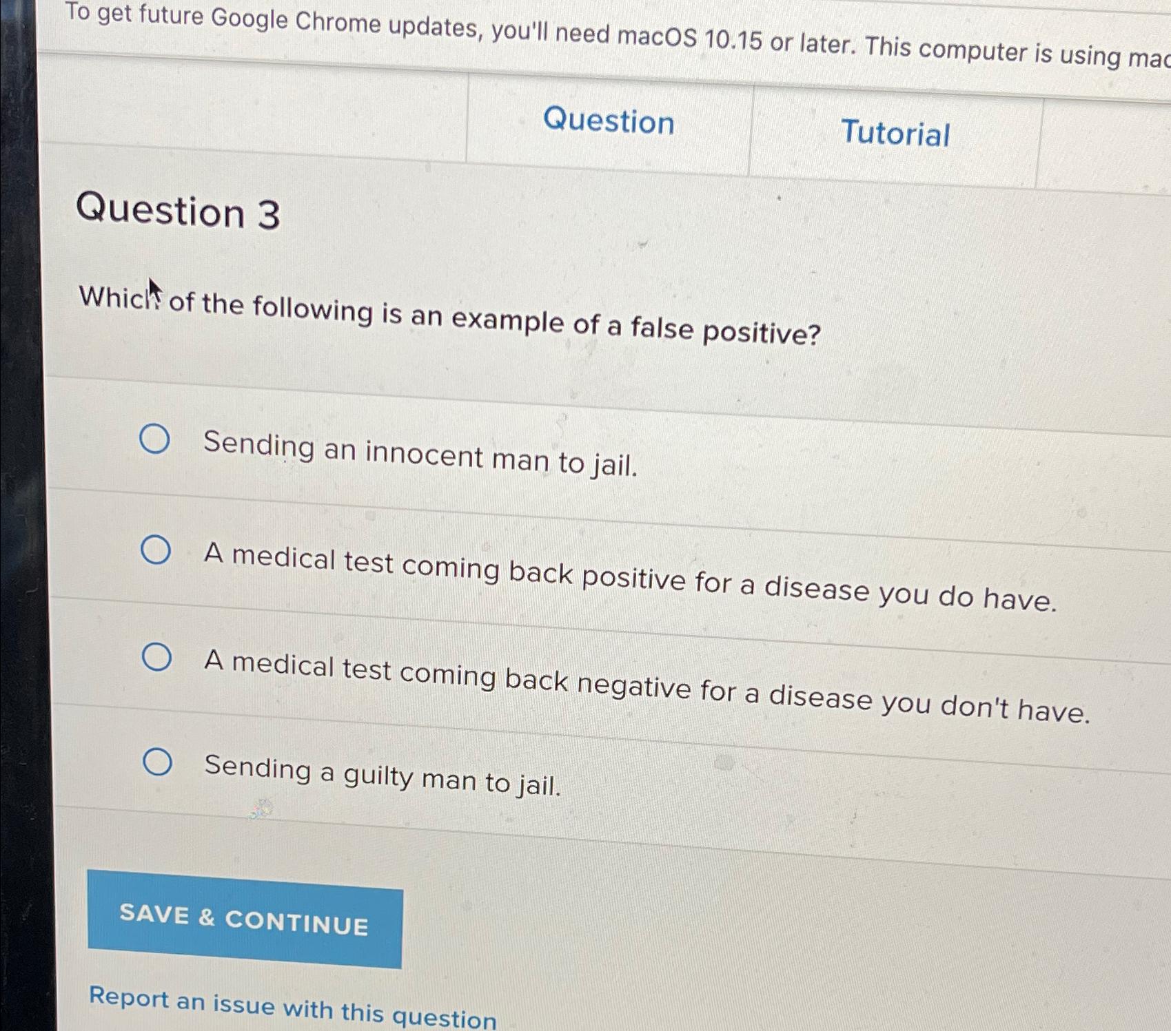 Another medical question *update