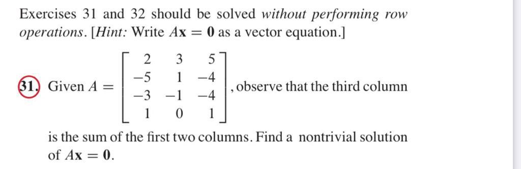 Solved Exercises 31 and 32 should be solved without Chegg