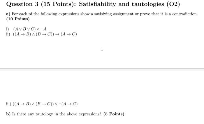 Solved A) For Each Of The Following Expressions Show A | Chegg.com