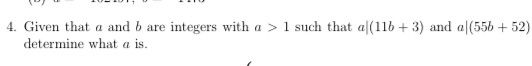 Solved TULUI, 4. Given That A And B Are Integers With A > 1 | Chegg.com