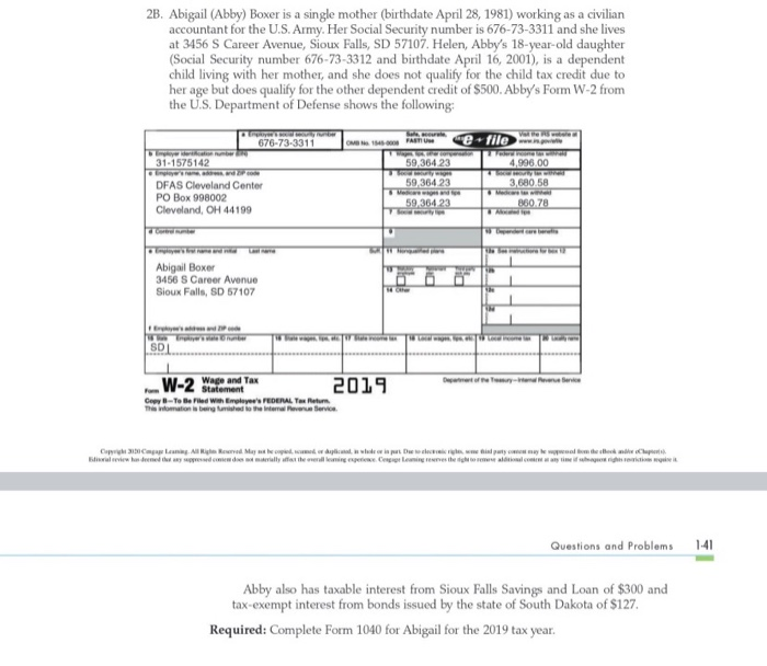 Chapter 1 . The Individual Tax Return