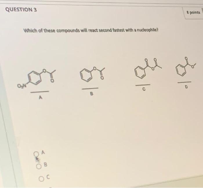 Solved QUESTION 1 Consider the following reaction PHAS Which | Chegg.com