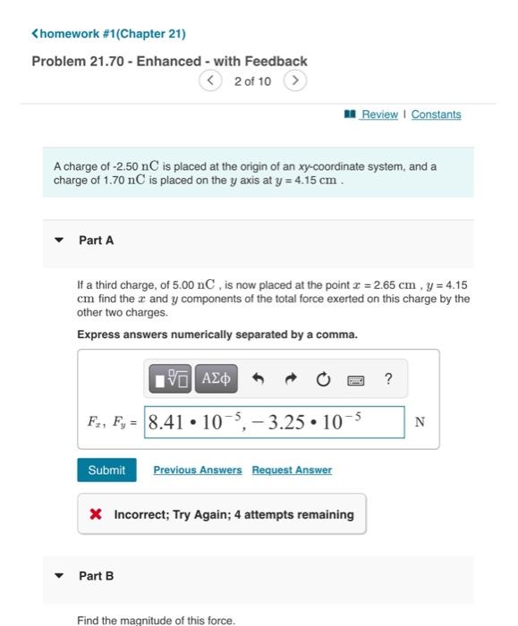 Solved A Charge Of −2.50nC Is Placed At The Origin Of An | Chegg.com