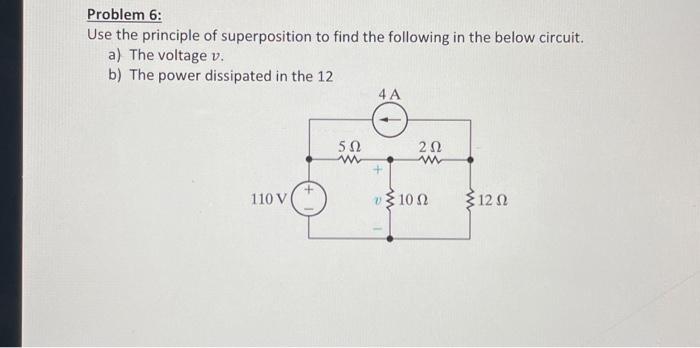 Solved Problem 6: Use the principle of superposition to find | Chegg.com