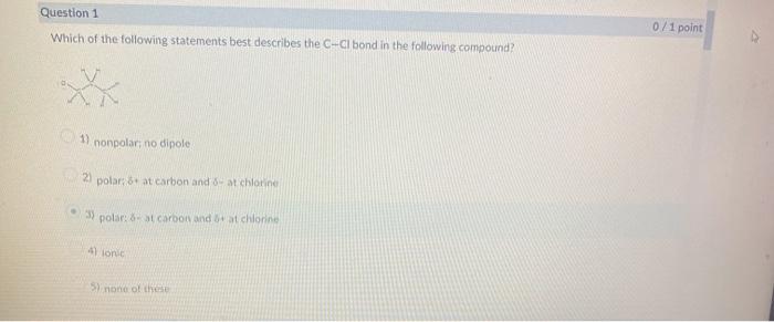 Solved Which of the following statements best describes the | Chegg.com