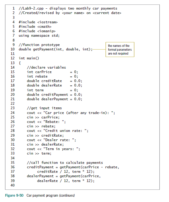 Solved: In this exercise, you modify the program from Lab 9-2 in C ...