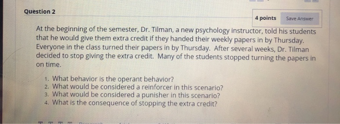 Solved Question 2 4 points Save Answer At the beginning of | Chegg.com