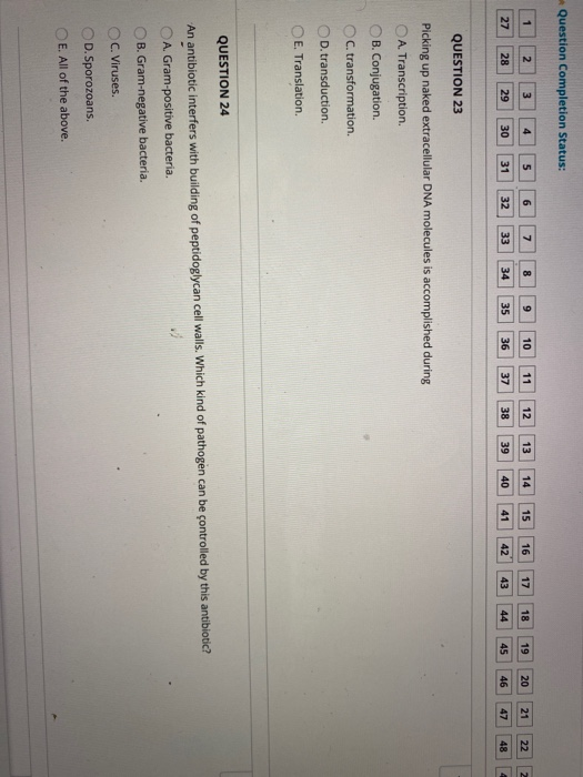 Solved Question Completion Status: 1 2 4 5 7 8 10 13 14 15 | Chegg.com