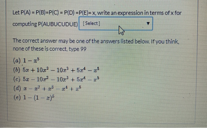 Solved Let P A P B P C P D P E x write an Chegg