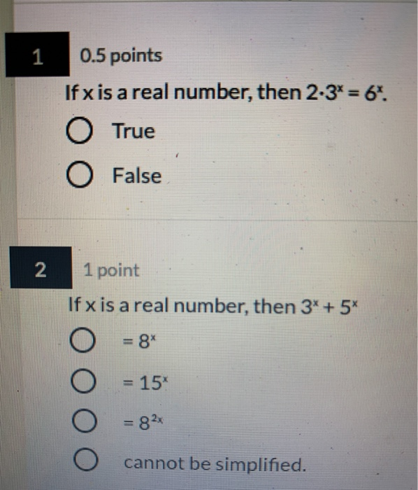it is not true that 5 3 is a real number