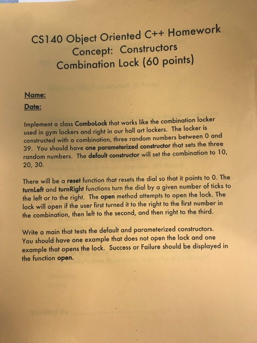 Solved Cs 140 Object Oriented C Homework Concept Chegg Solved Cs 140 Object Oriented C Homework Concept Chegg