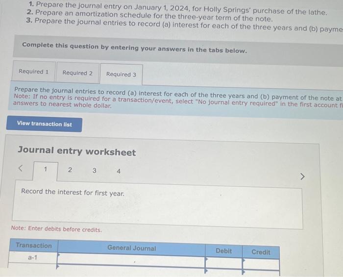 Solved Holly Springs. Incorporated contracted with Coldwater