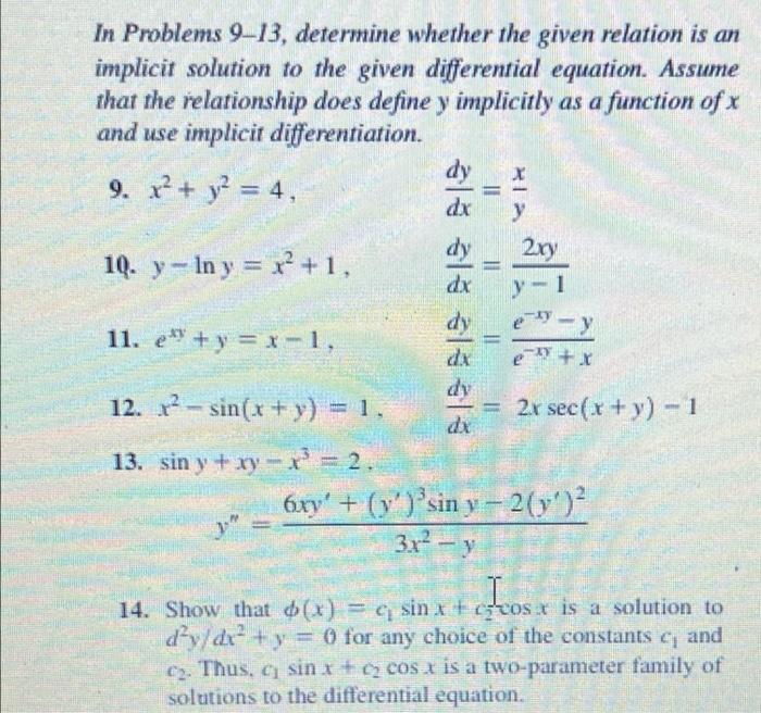 Solved In Problems 3–8, determine whether the given function | Chegg.com