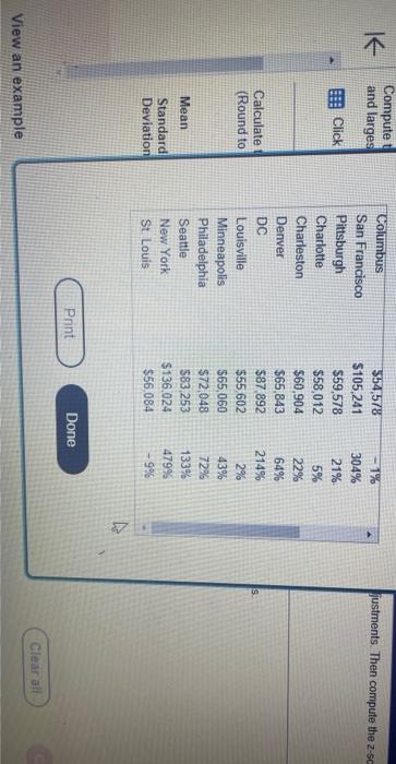 Solved Compute the mean and standard deviation of the | Chegg.com