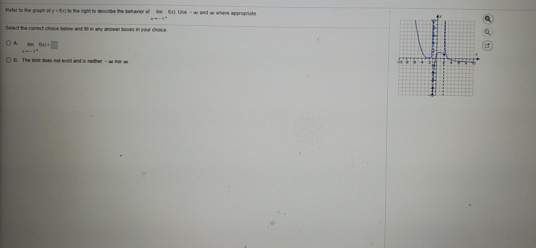 Solved Refer to the graph of y=f(x) to the right to describe | Chegg.com
