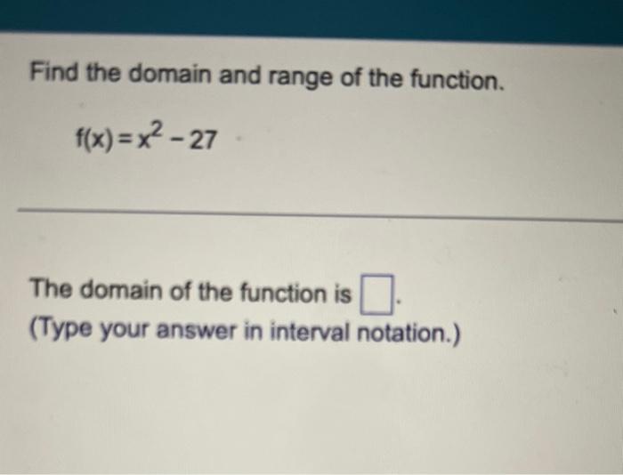 Solved Find the domain and range of the function. f(x)=19−x. | Chegg.com