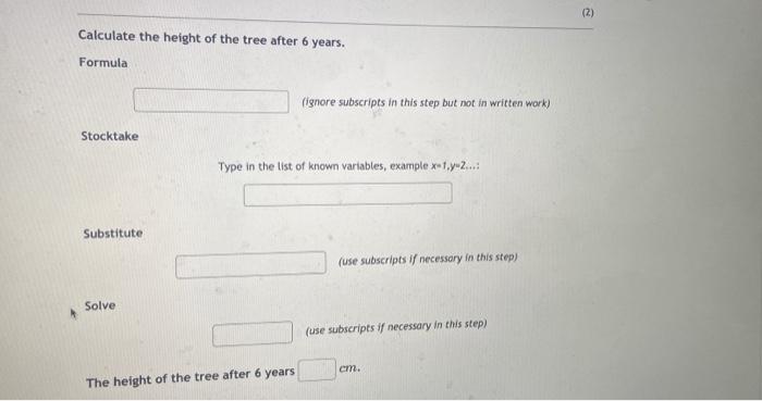 Solved Data regarding the growth of a certain tree has shown | Chegg.com