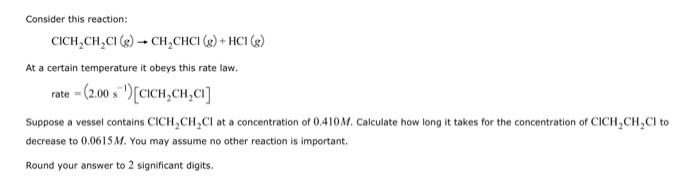 Solved Consider This Reaction: | Chegg.com