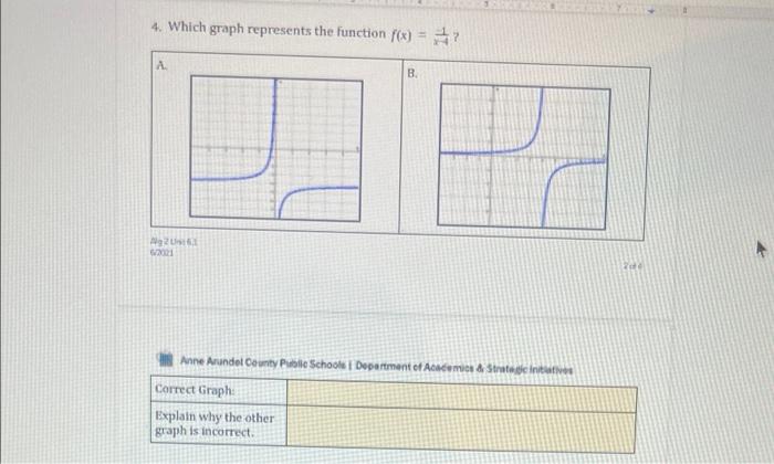 Solved 1. Which graph represents the function f(x) = \ +3? | Chegg.com