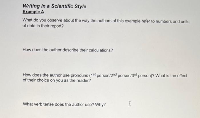 By Reading The Example A And B Answer All The | Chegg.com