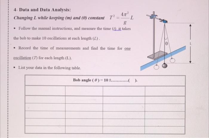 what are the objectives of simple pendulum experiment