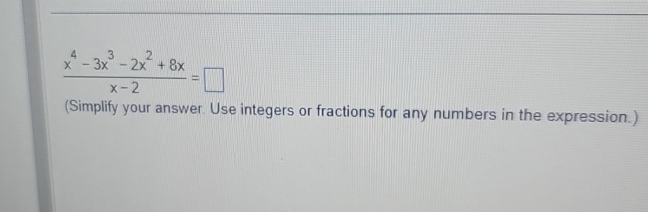 x 4 and 2 8 m =- 3 answer