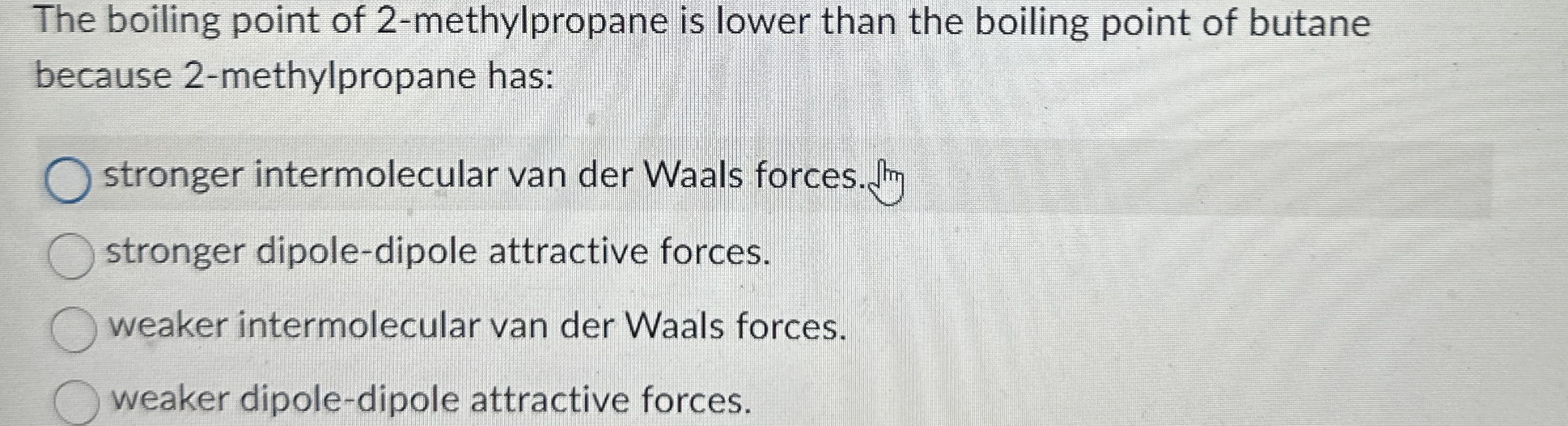 BOILING POINT 2 METHYLPROPANE intelligence overview