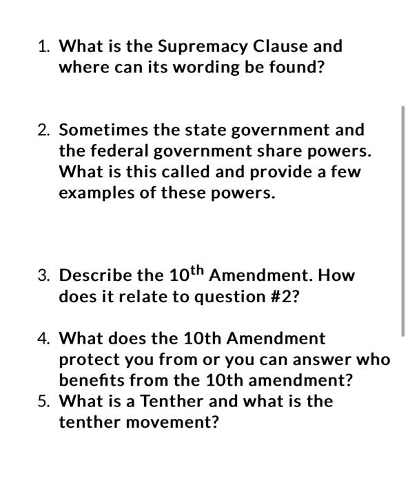 The supremacy hot sale clause