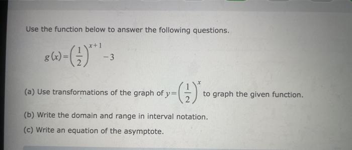 Solved Determine The Domain And Range Of The Function Part