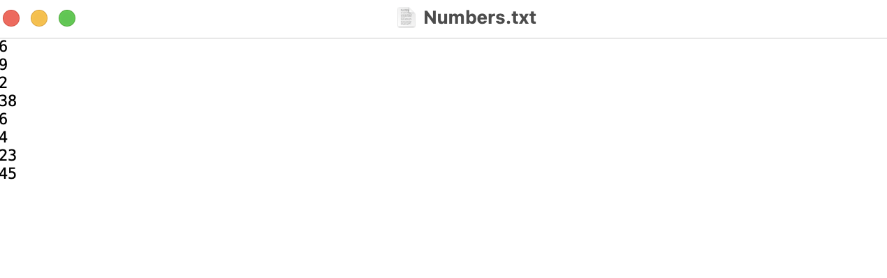 Solved Numbers Develop a program that displays the largest | Chegg.com