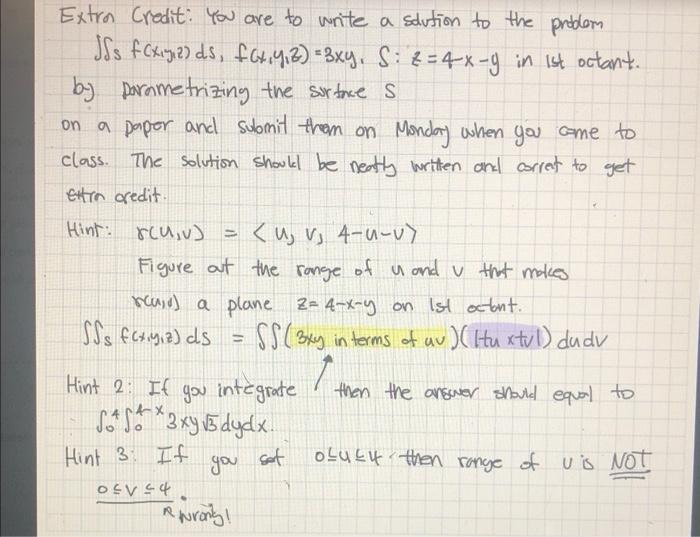 Solved Extron Credit: You are to write a slution to the | Chegg.com