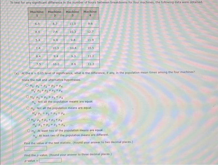 Solved test for any significant difference in the number of | Chegg.com
